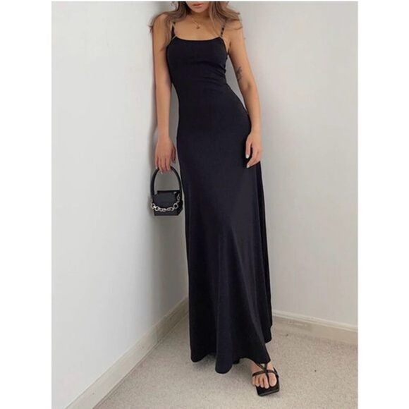 Dresses & Skirts - Commense Black Maxi Dress